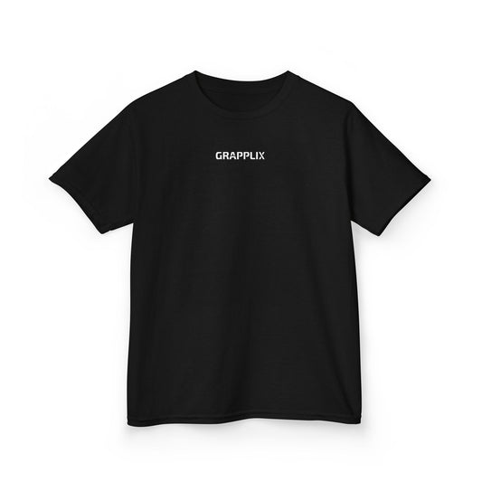 EAT OR BE EATEN BLACK KIDS TEE
