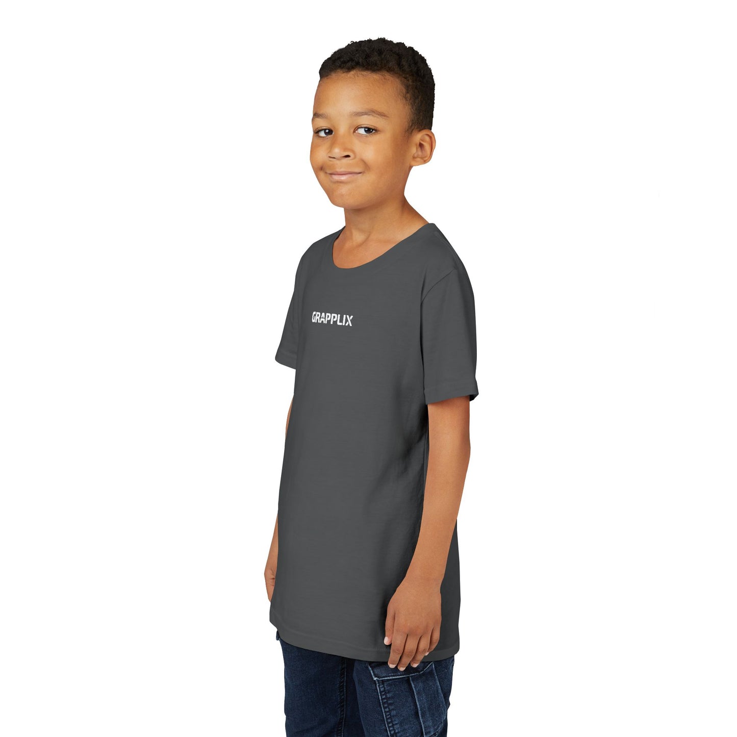 EAT OR BE EATEN GRAY KIDS TEE