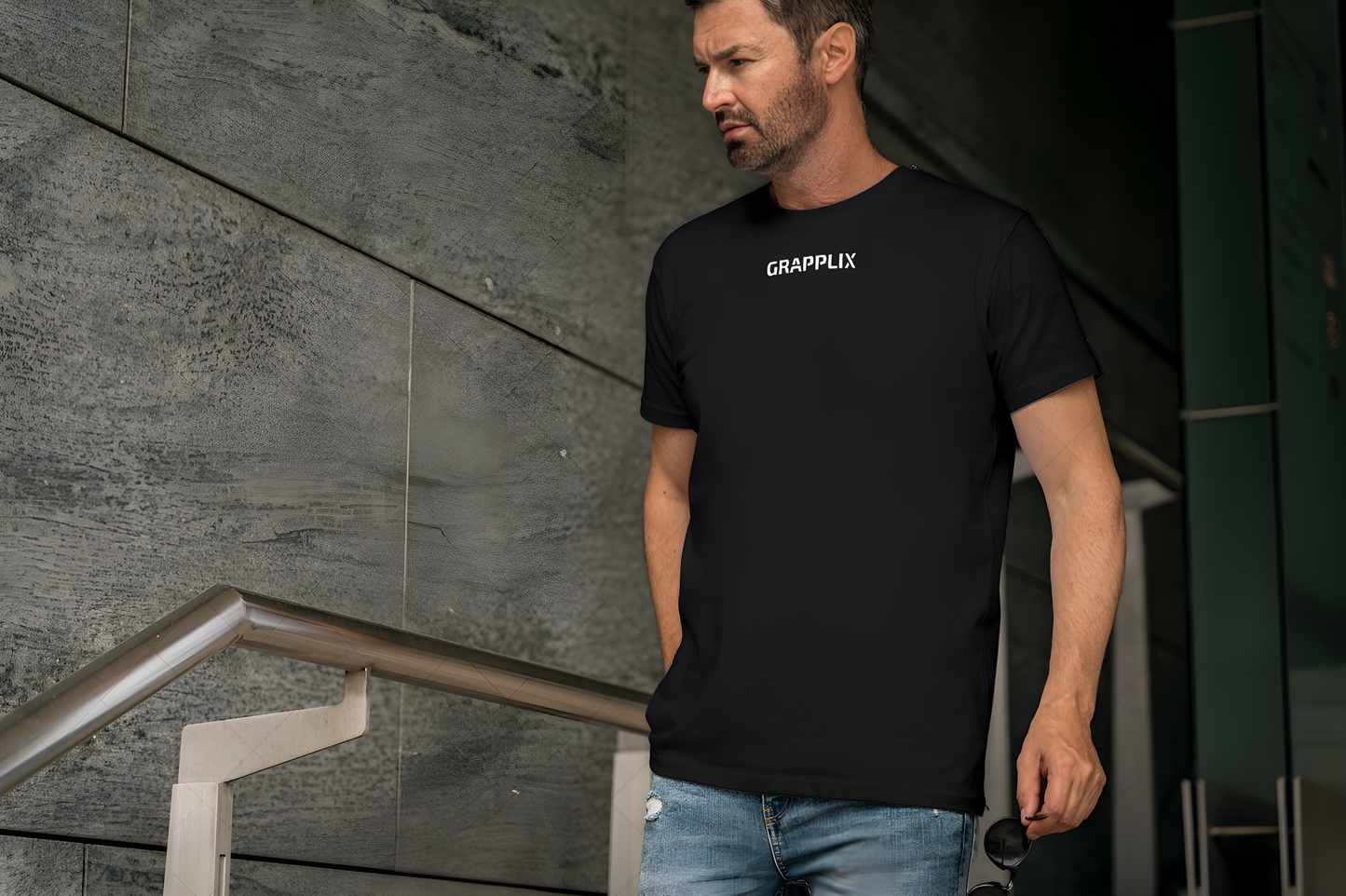 EAT OR BE EATEN TEE BLACK