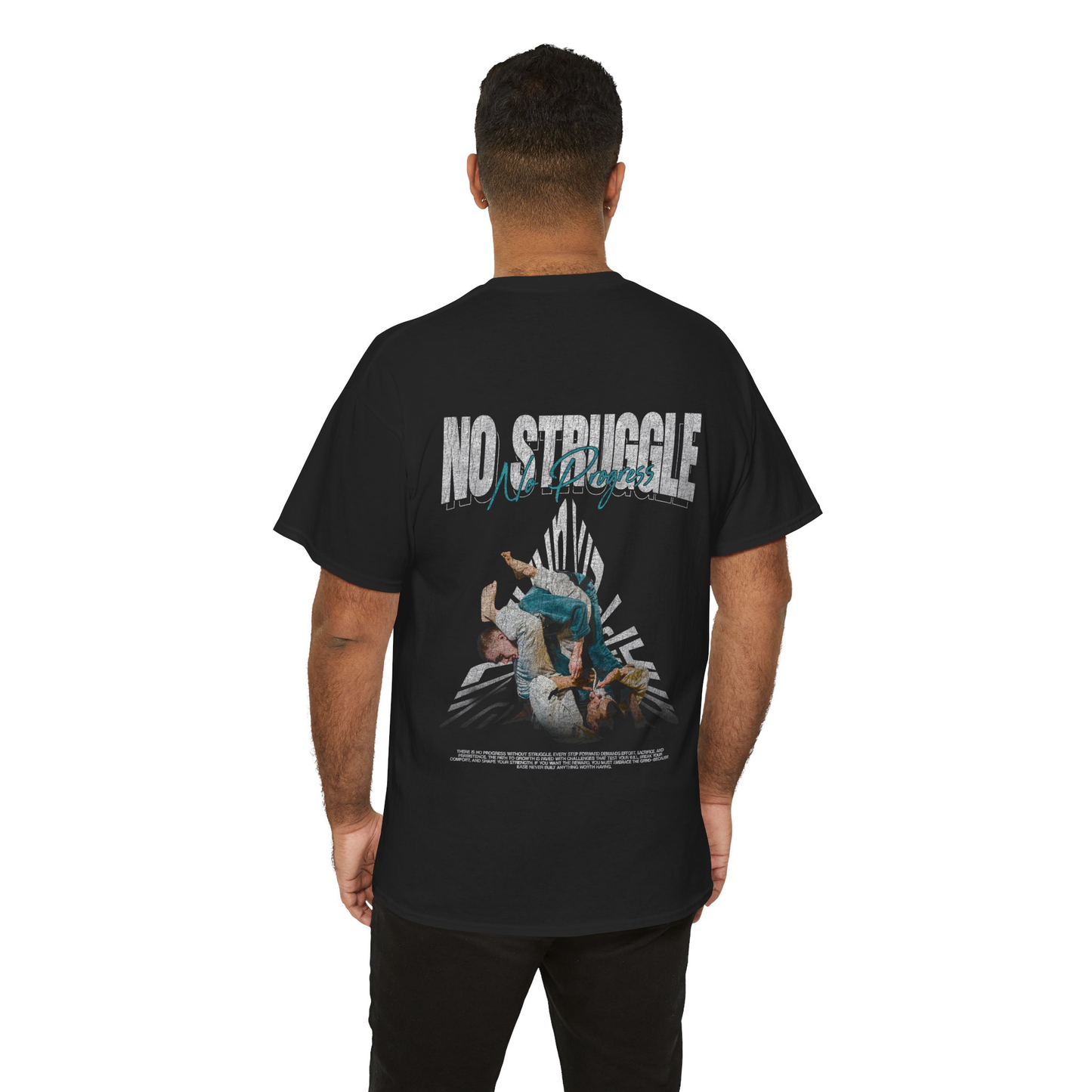 NO Struggle NO Progress BLACK TEE