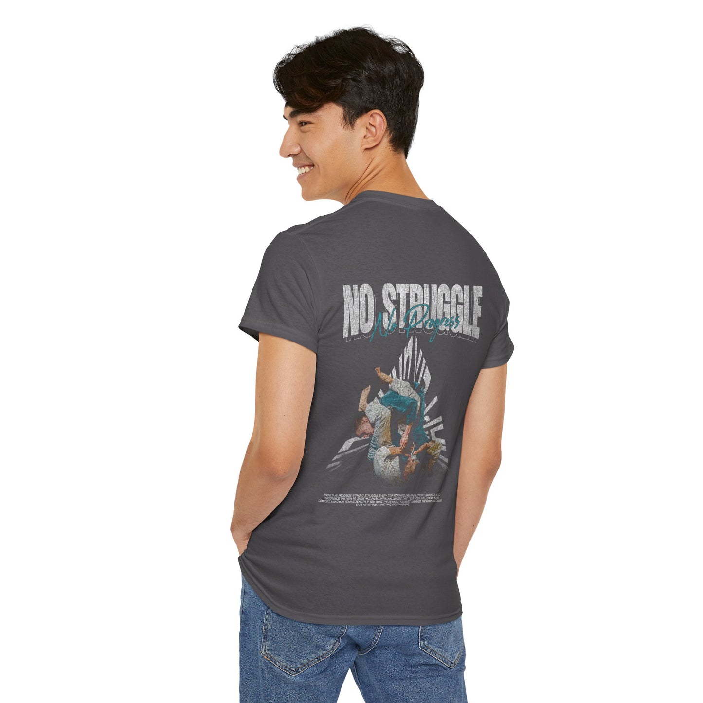 NO Struggle NO Progress GRAY TEE