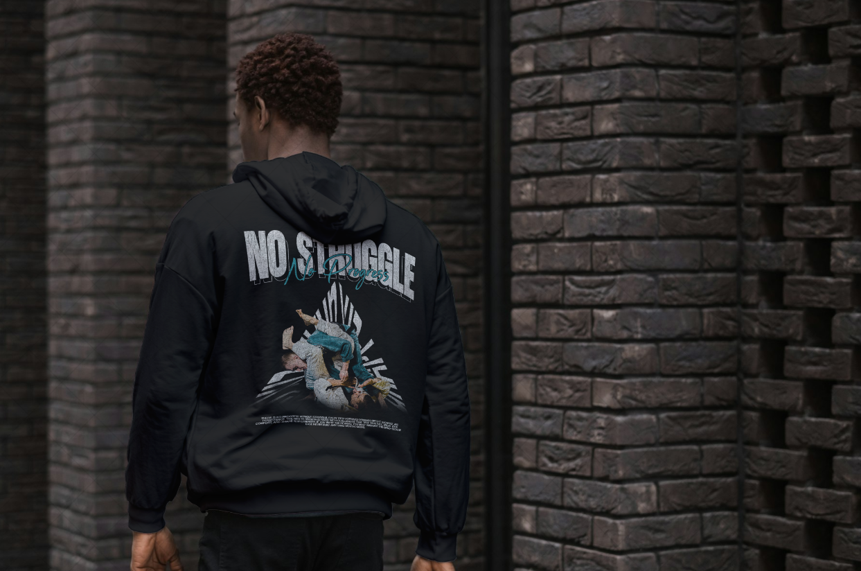 NO Struggle NO Progress BLACK HOODIE